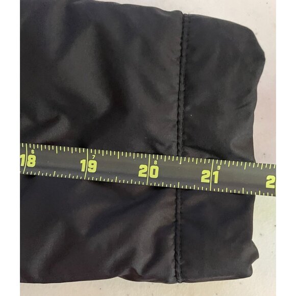 The North Face Kids Hooded Puffer Jacket Aztec Pattern Black & Blue Reversible - Picture 9 of 9